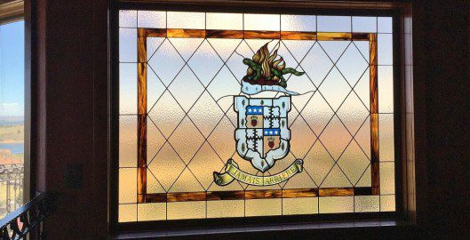 family crest stained glass denver